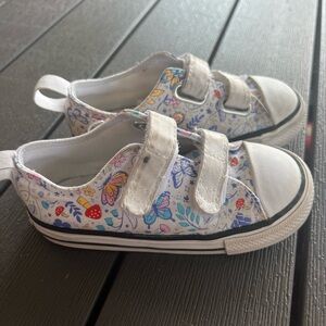 Converse Kids Sneakers with Colorful Floral Design
